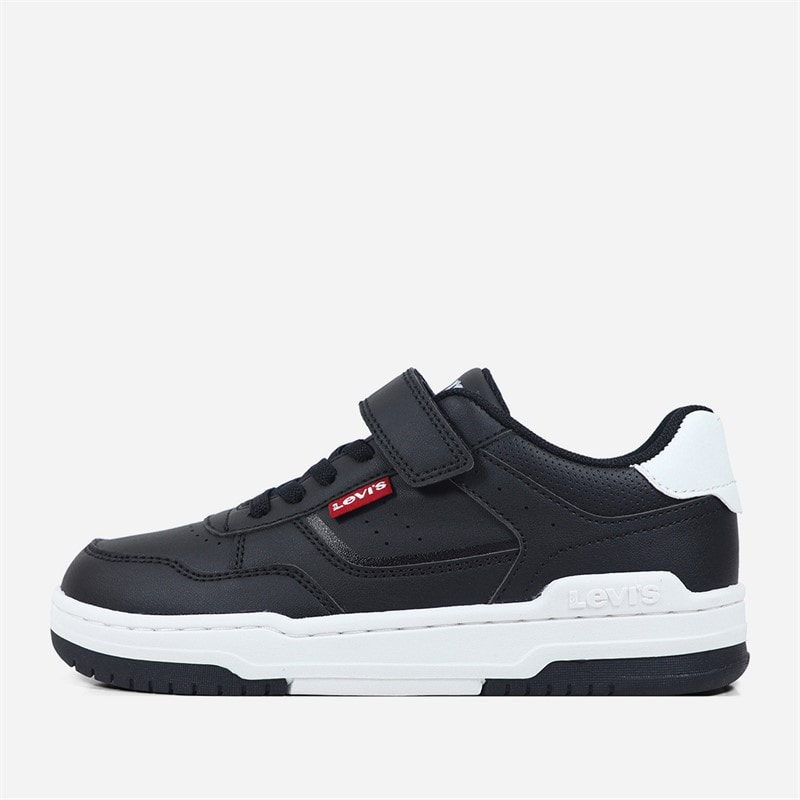Levi's Børn John Se Sneakers Black White 0008 - Billede 1