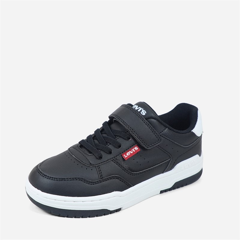 Levi's Børn John Se Sneakers Black White 0008 - Billede 2