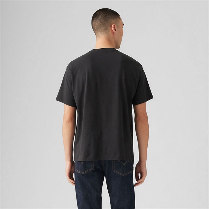 Levi's Herre Vintage Fit Grafisk T-shirt Vintage Pecan Batwing Caviar - Billede 2