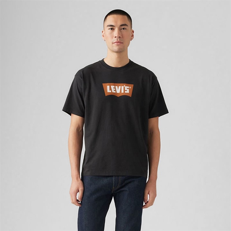 Levi's Herre Vintage Fit Grafisk T-shirt Vintage Pecan Batwing Caviar - Billede 4