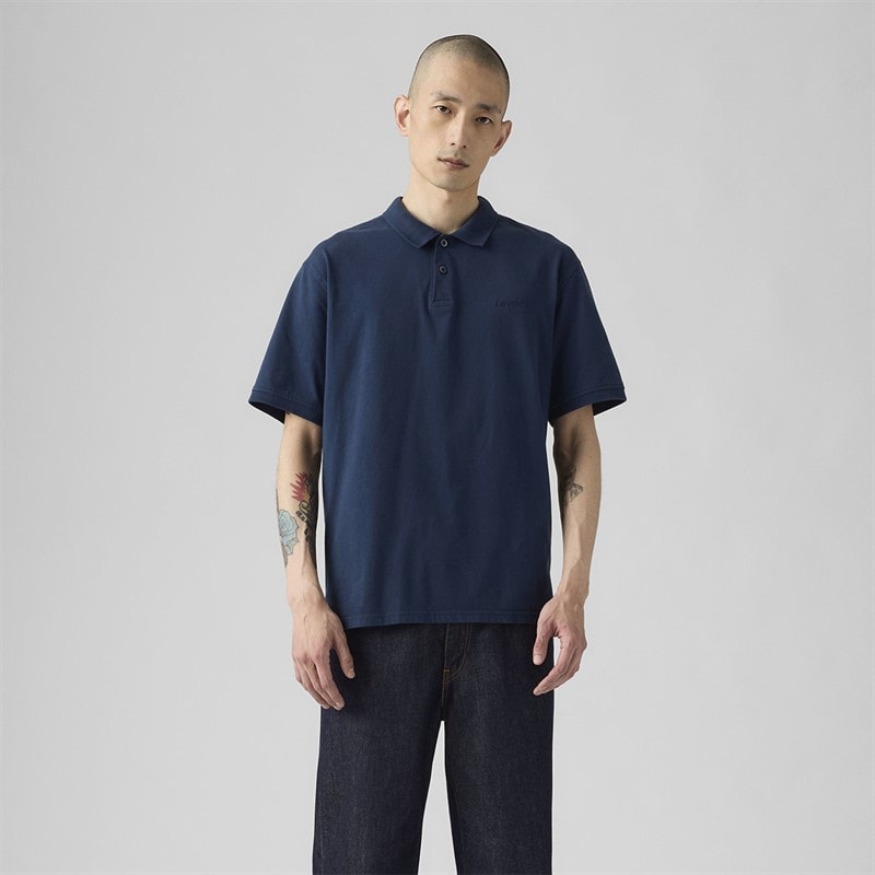 Levi's Herre Polo Shirt Dress Blues - Billede 4