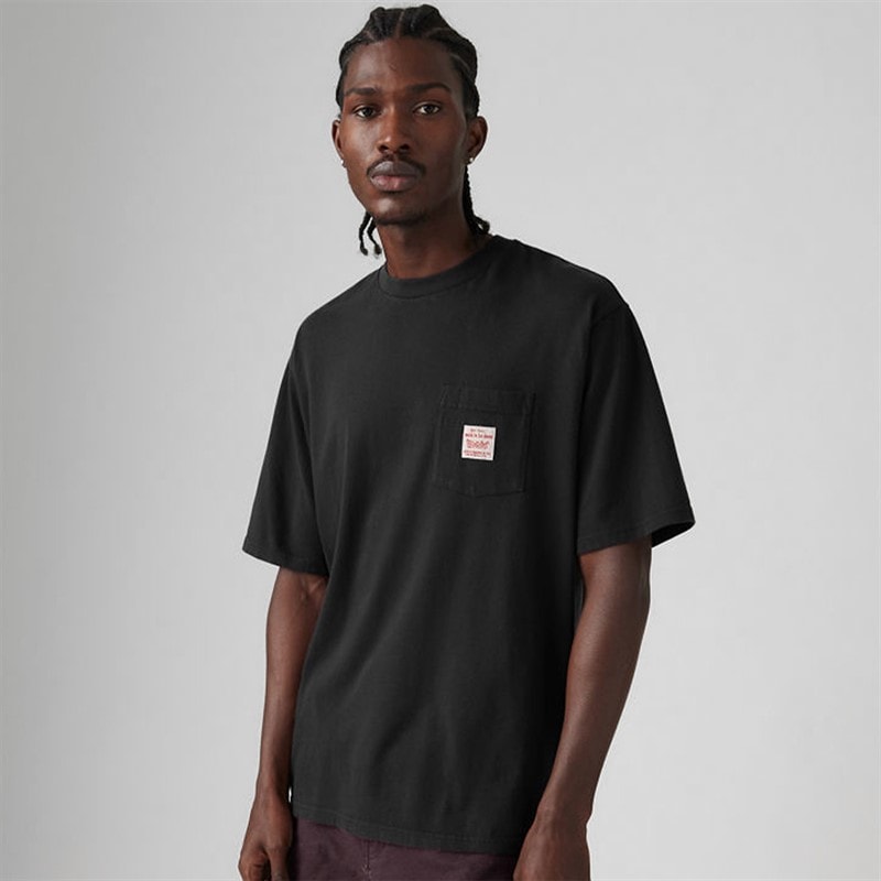 Levi's Herre Arbejdstøj T Shirt Meteorit - Billede 4