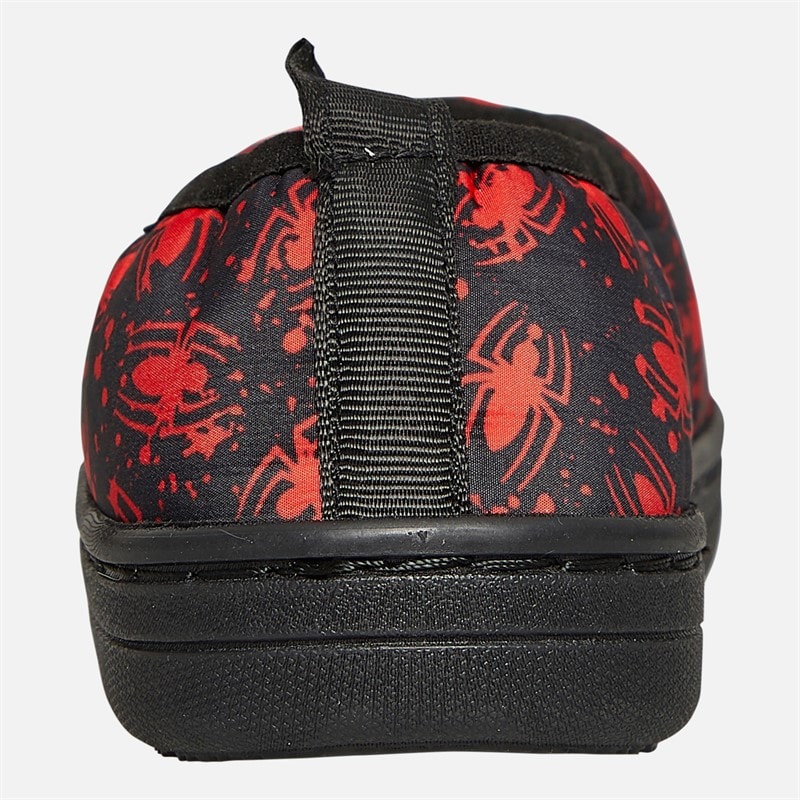 Spiderman Drenge RS Light Up Hjemmesko Sort/Rød - Billede 4
