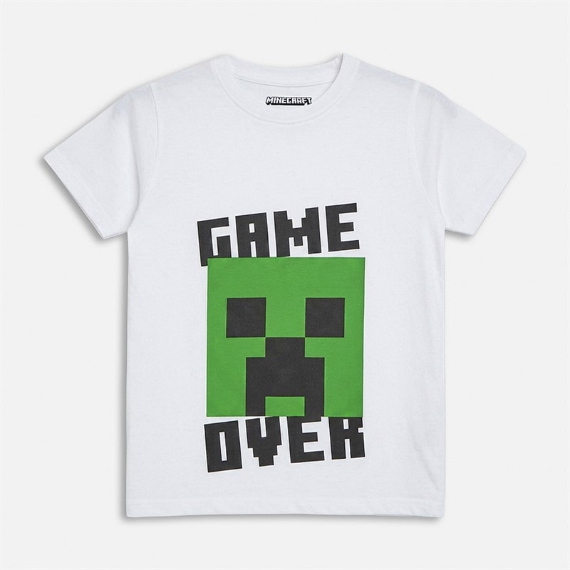 MINECRAFT Drenge fem pak t shirts Blå Multi - Billede 4