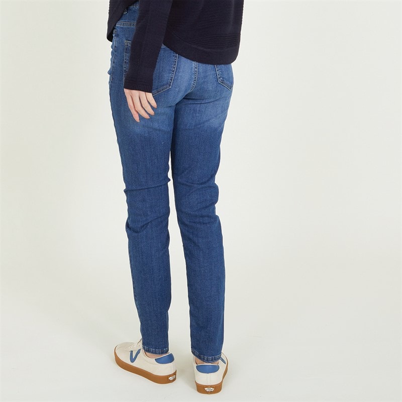 Noisy May Dame Satty Skinny Jeans Blå - Billede 2