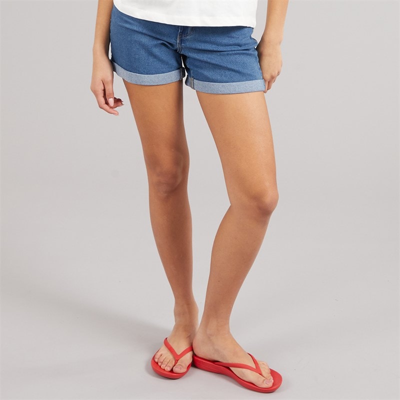 Noisy May Dame Debby Denim Shorts Medium Blue Denim - Billede 3