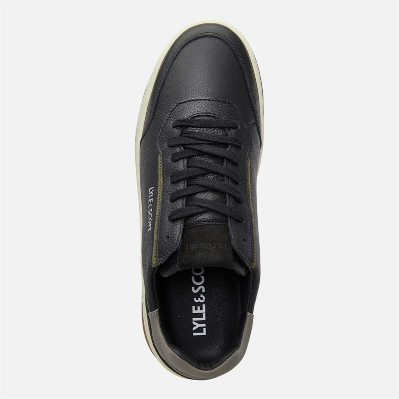 Lyle And Scott Herre Merose Sneakers Sort - Billede 4