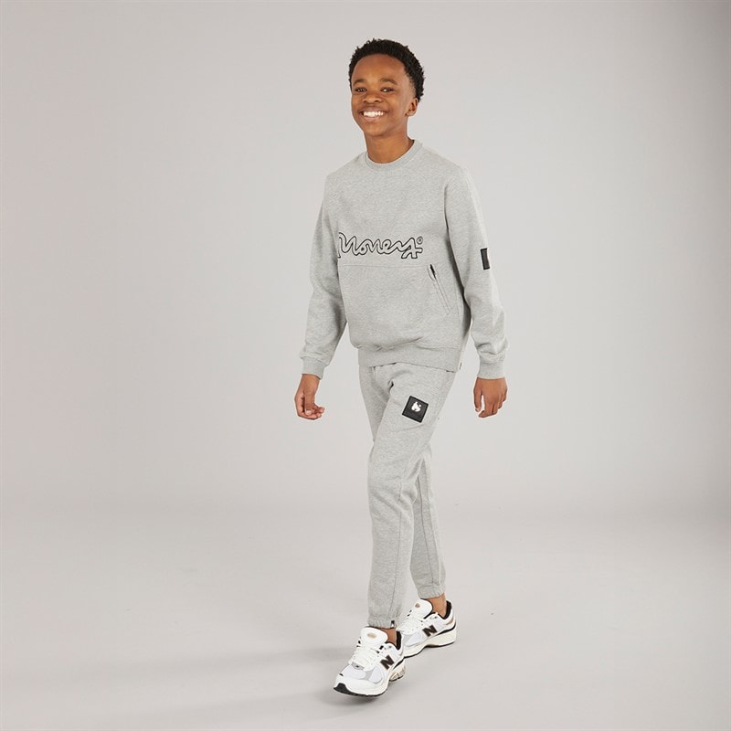 Money Drenge Relex Crew Sweatshirt Grå - Billede 4
