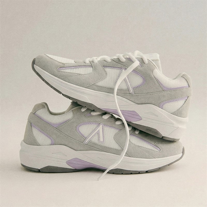 ARKK Copenhagen Eral Sneakers Lysegrå/Lilla Light Grey Lilac - Billede 5