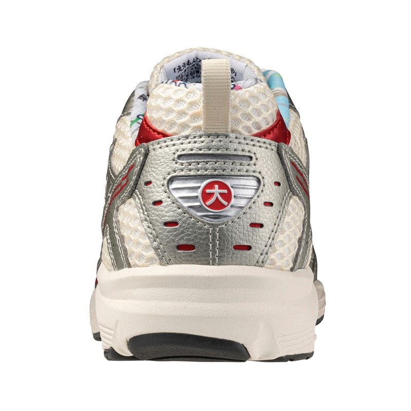 Mizuno MXR Træningssko Pristine / High Risk Rød / Blue Pace - Billede 3