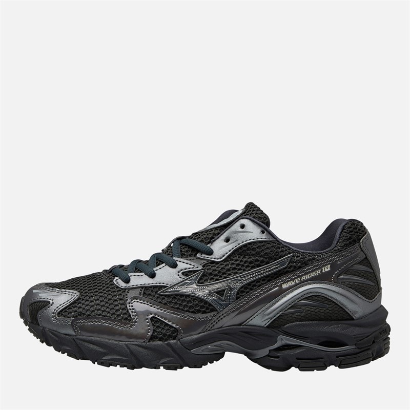 Mizuno Wave Rider 10 Sko Black Sand/Black Sand/Metallic Gray