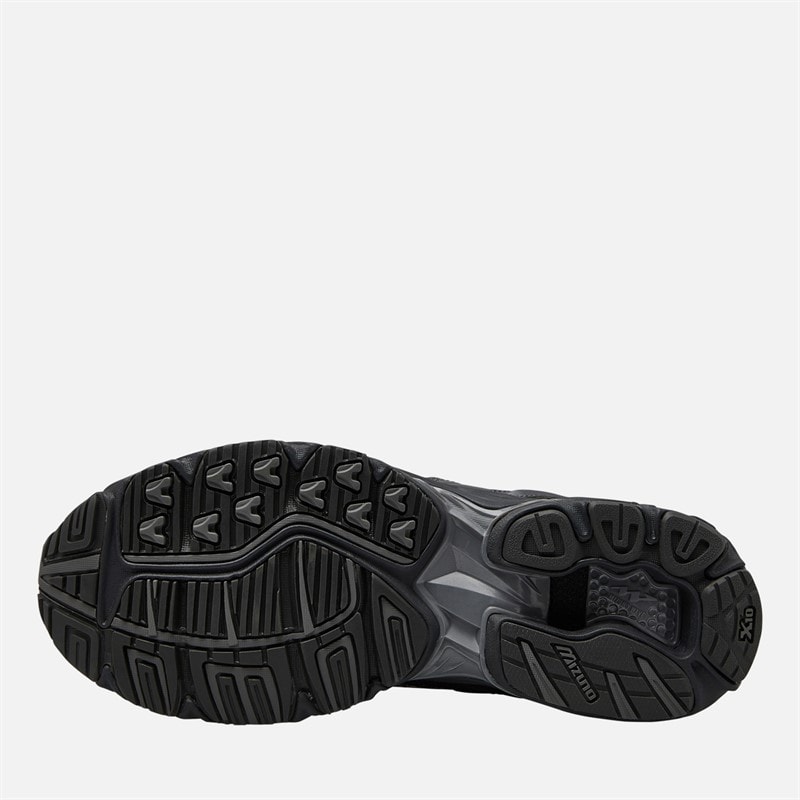 Mizuno Wave Rider 10 Sko Black Sand/Black Sand/Metallic Gray - Billede 2