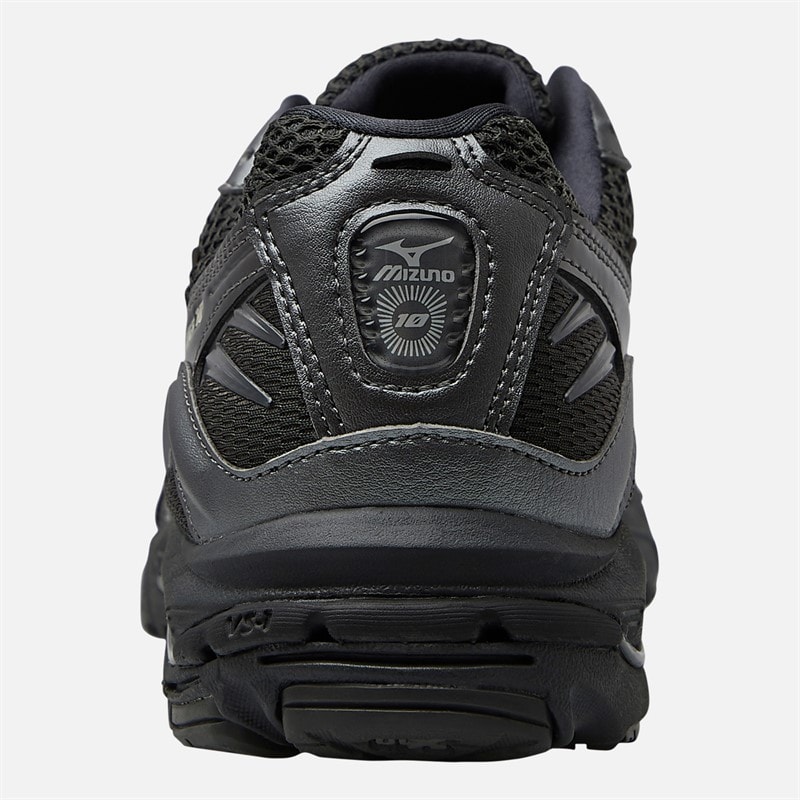 Mizuno Wave Rider 10 Sko Black Sand/Black Sand/Metallic Gray - Billede 3