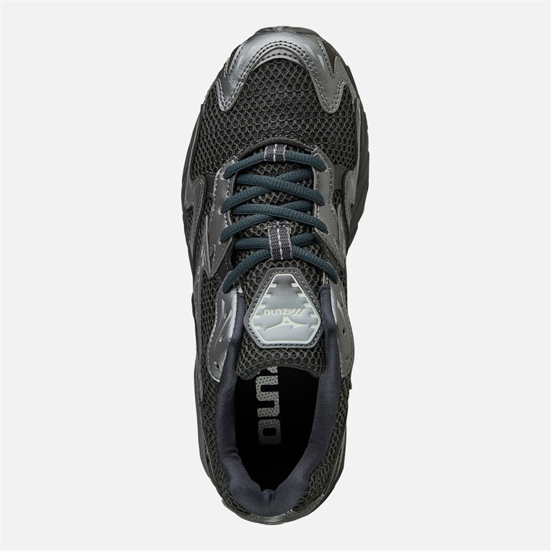 Mizuno Wave Rider 10 Sko Black Sand/Black Sand/Metallic Gray - Billede 4