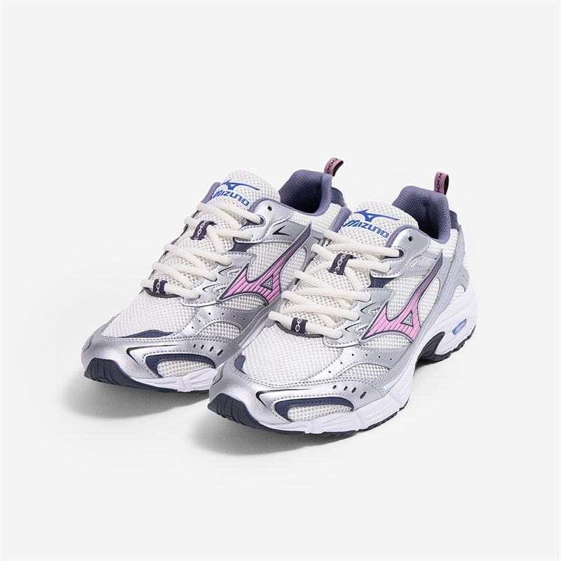 Mizuno MXR Træningssko Snow White/Lilac Chiffon/Silver - Billede 2