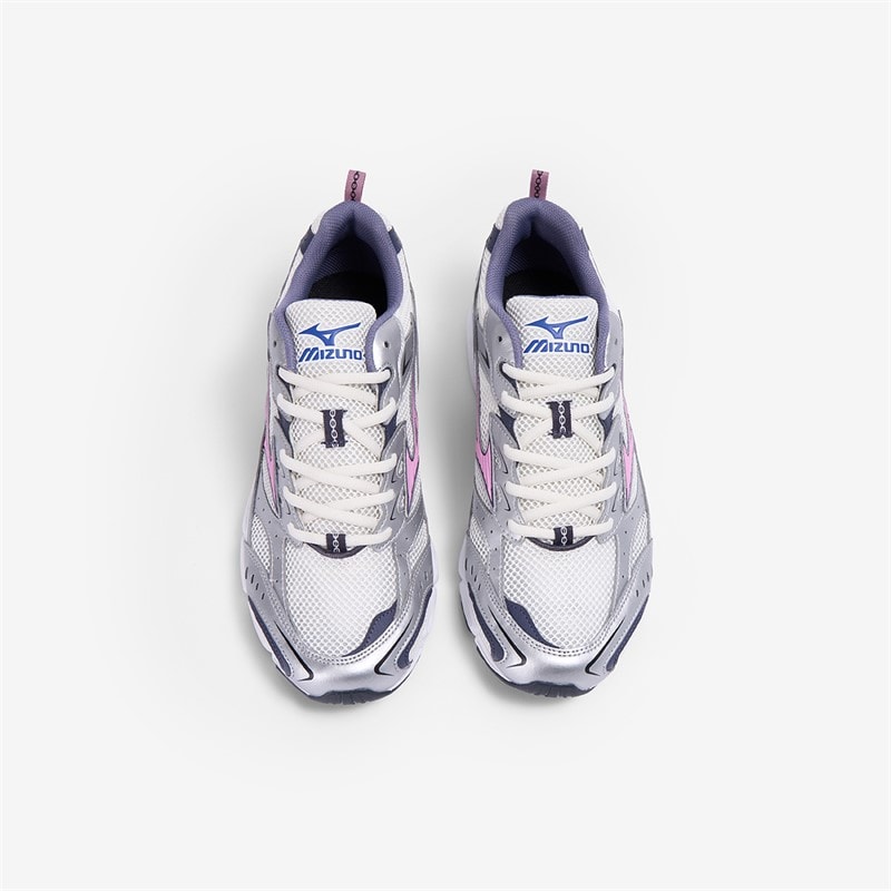 Mizuno MXR Træningssko Snow White/Lilac Chiffon/Silver - Billede 3