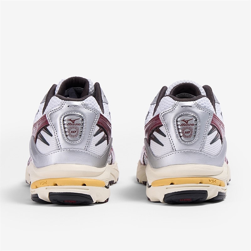 Mizuno Wave Rider 10 Træningssko Hvid/Blacksand/Syrad - Billede 2