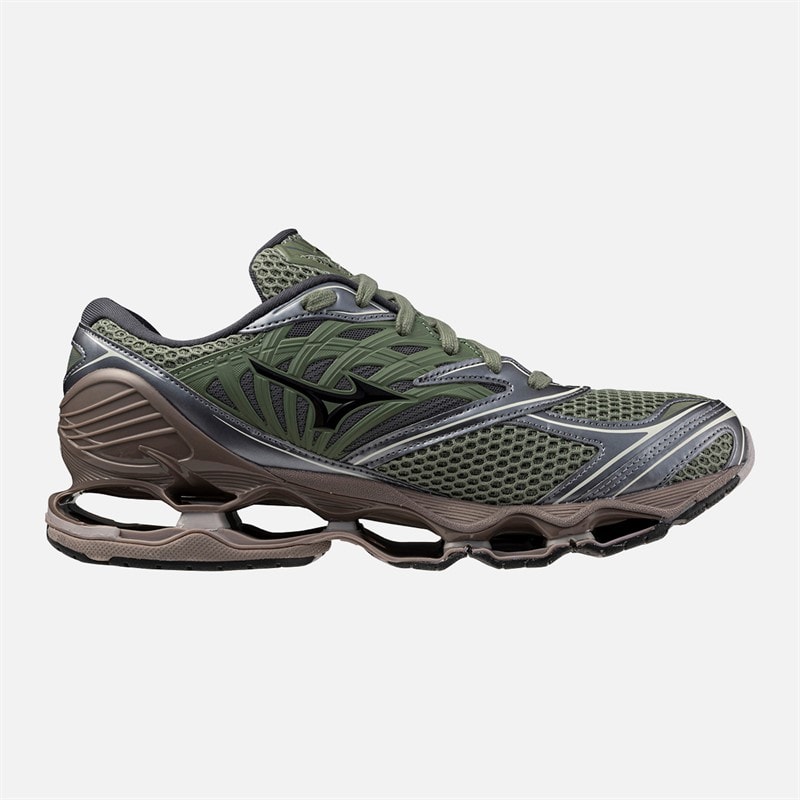 Mizuno Wave Prophecy Træningssko Agave Green/Sort/Iron - Billede 5