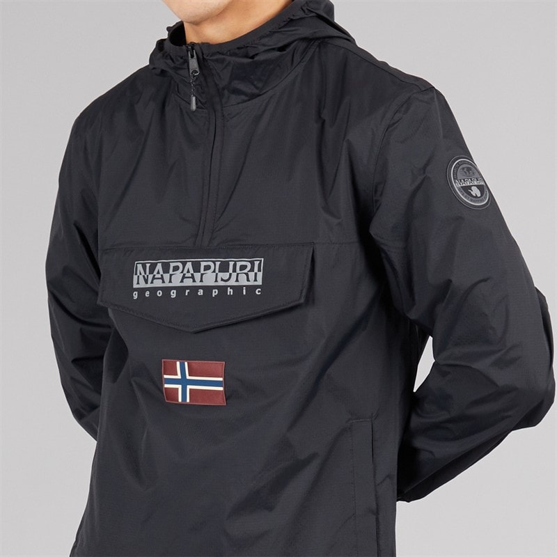 Napapijri Herre Arper Lite Anorak Sort - Billede 3