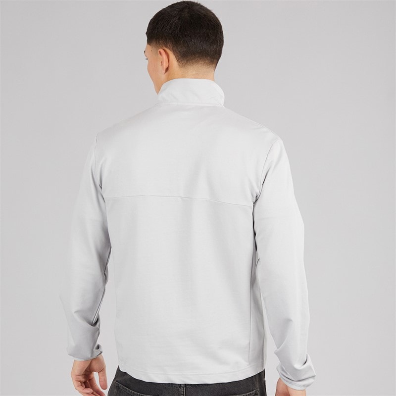 Napapijri Herre Sesano 1/2 Zip Top Light Grey Solid - Billede 2