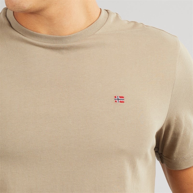 Napapijri Herre Salis T-Shirt Fallen Rock - Billede 3