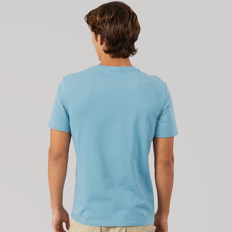 Napapijri Herre Salis T-shirt Faded Denim - Billede 2