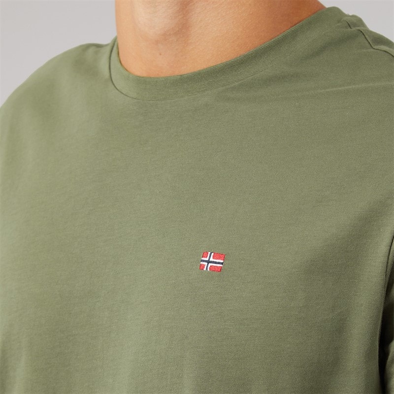 Napapijri Herre Salis T-shirt Tea Leaf - Billede 3
