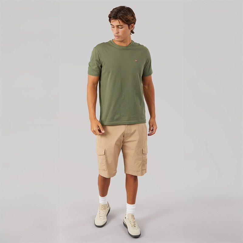 Napapijri Herre Salis T-shirt Tea Leaf - Billede 4