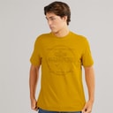 Napapijri Herre Skaldet T-shirt Gold Flake