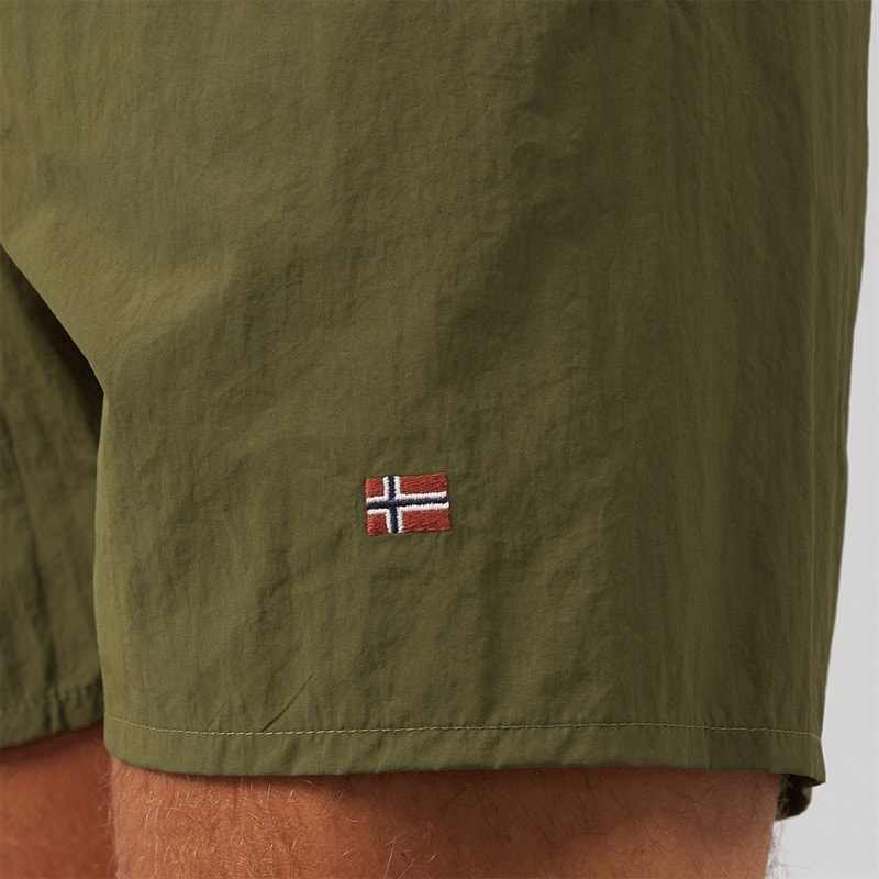 Napapijri Herre Haldane Svømmebukser Dark Olive - Billede 3