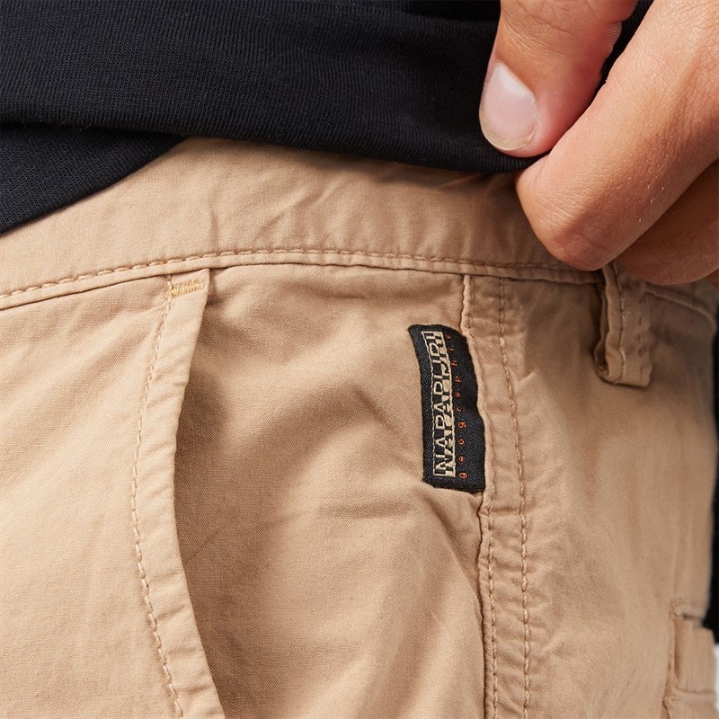 Napapijri Herre Nakuru 6 Chino Shorts Tannin - Billede 3