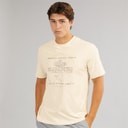Napapijri Herre Skaldet T-shirt Beige Dimity