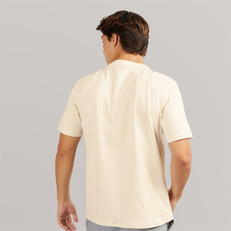Napapijri Herre Skaldet T-shirt Beige Dimity - Billede 2