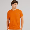 Napapijri Herre Salis T-Shirt Orange Pumpkin