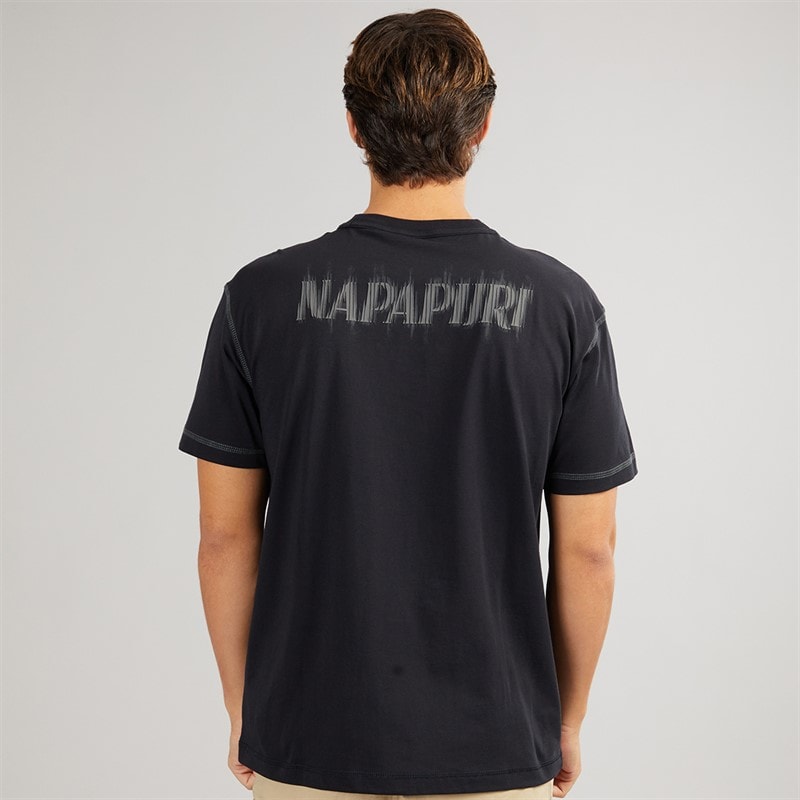 Napapijri Herre Umbra T-shirt Black Beauty - Billede 2