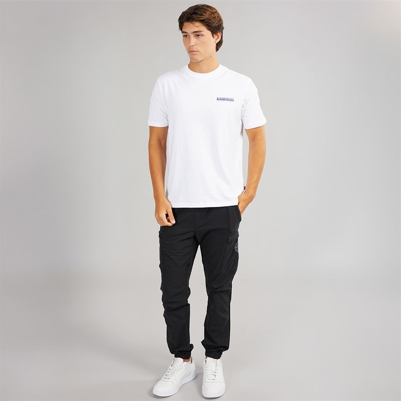 Napapijri Herre Rorvik T-shirt Bright White - Billede 4