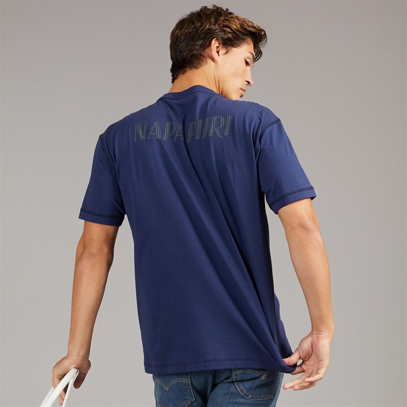 Napapijri Herre Umbra T-shirt Naval Acade - Billede 1