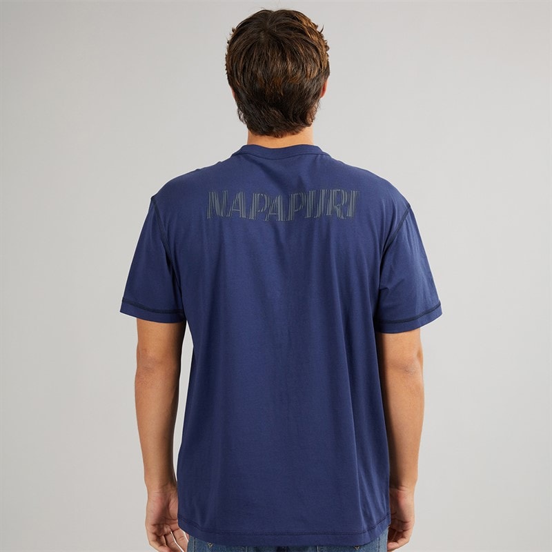 Napapijri Herre Umbra T-shirt Naval Acade - Billede 3
