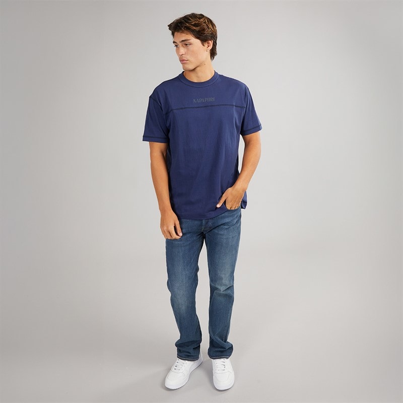 Napapijri Herre Umbra T-shirt Naval Acade - Billede 4
