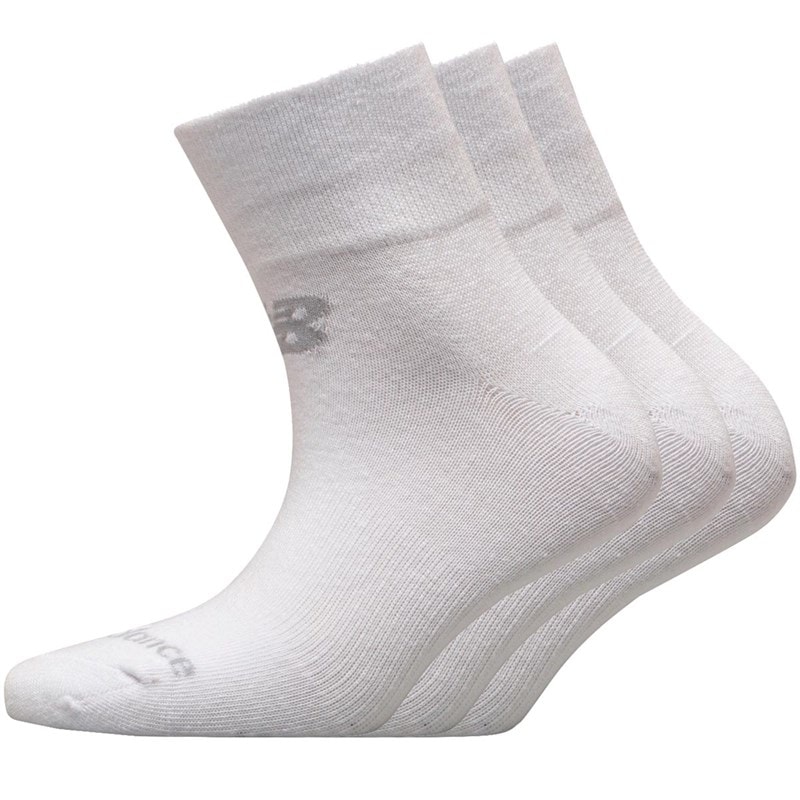 New Balance Tre par Kvart Strømper Hvid