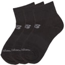 New Balance Junior Drengesokser 3-pak Kvart Sorter