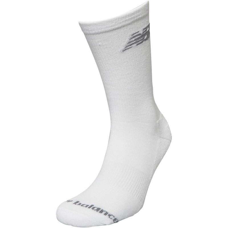 New Balance Ti par Strømper med Polstring Hvid Crew - Billede 2