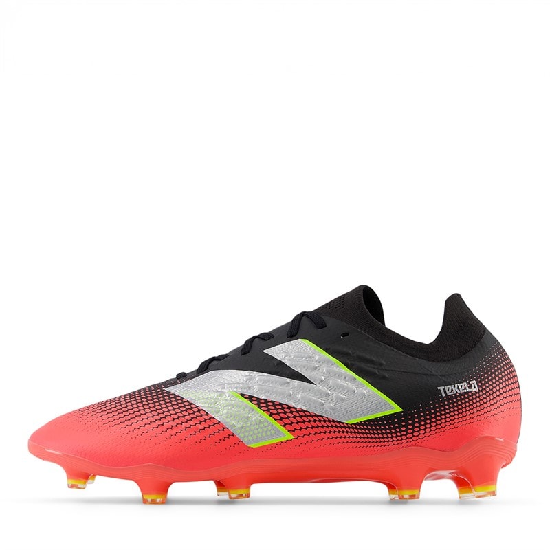 New Balance Tekela Magia Low Med snøre V4 FG Støvle til Firmt Underlag Sort - Billede 1