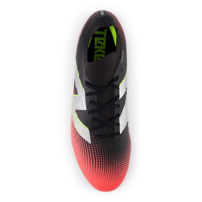 New Balance Tekela Magia Low Med snøre V4 FG Støvle til Firmt Underlag Sort - Billede 4