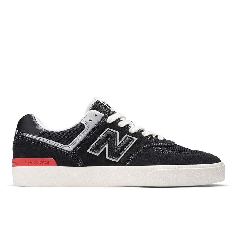 New Balance Herre 574 Vulc Skate Sko Træningssko Sort - Billede 5