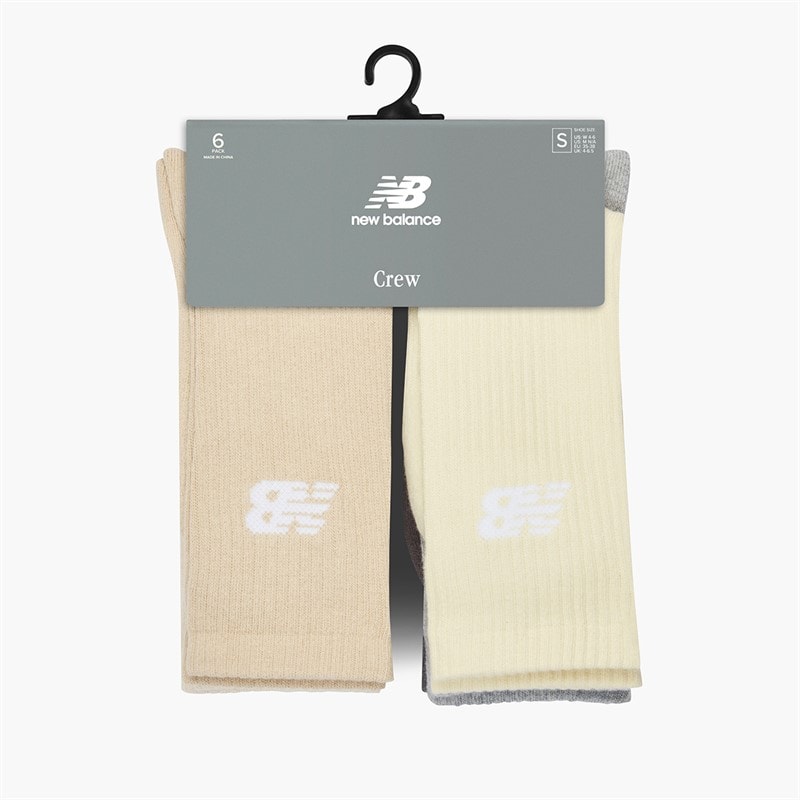New Balance Herre Everyday 6-pak Crew Sokker Multi - Billede 3