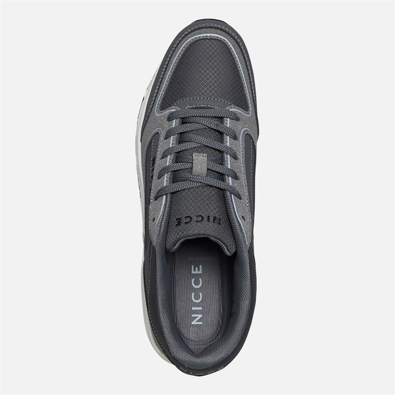 NICCE Herre Elossi Sneakers Coal/Grå/Light Grey - Billede 4