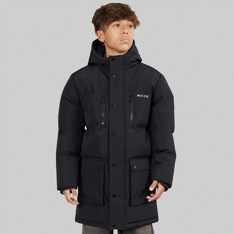 NICCE Drenge Merigo Parka Jakke Sort - Billede 3