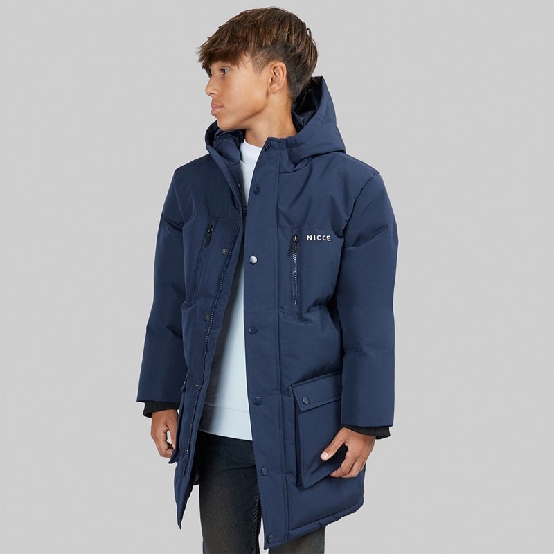 NICCE Drenge Merigo Parka Jakke Navy - Billede 3