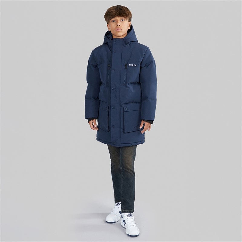 NICCE Drenge Merigo Parka Jakke Navy - Billede 4